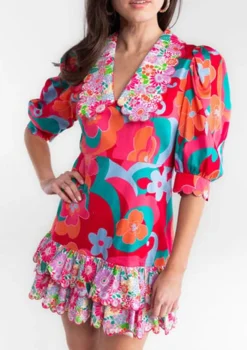 Alden Adair Piper Dress In Trippy