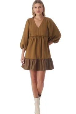 Crosby By Mollie Burch Addison Dress - Sepia