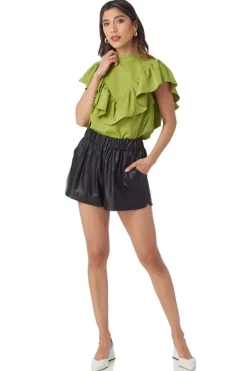 Crosby By Mollie Burch Cailan Short Black Leather