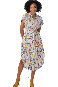 Crosby By Mollie Burch Hannah Dress - Santorini