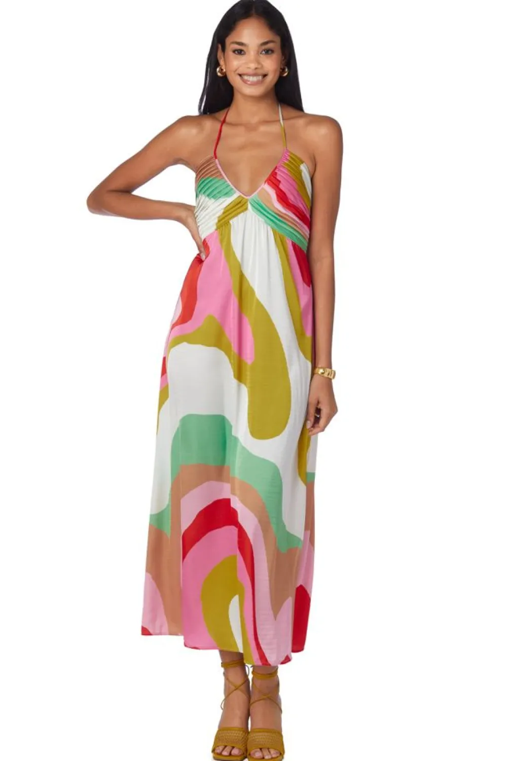 Crosby By Mollie Burch Hill Dress Red Beach