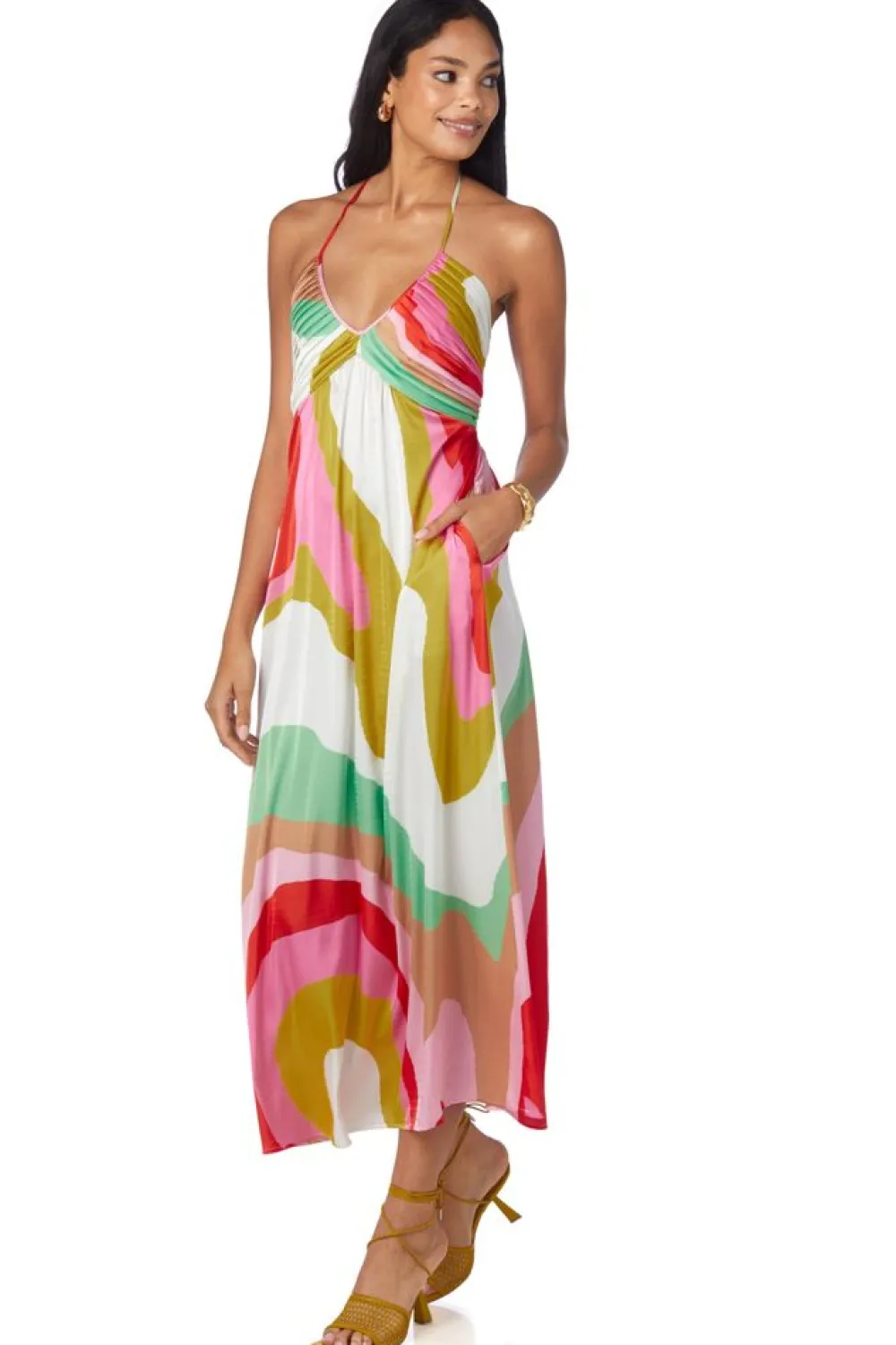 Crosby By Mollie Burch Hill Dress Red Beach