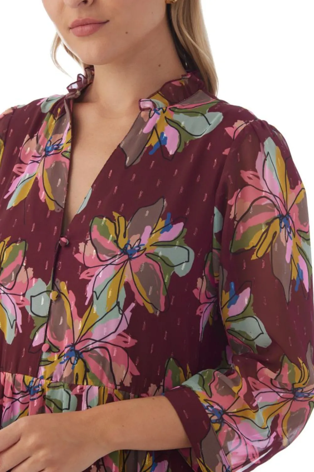 Crosby By Mollie Burch Macrostie Dress - Gallery Floral