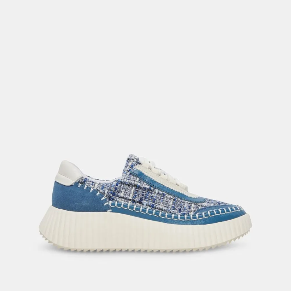 Dolce Vita Dolen Navy Multi Woven Sneakers