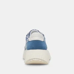 Dolce Vita Dolen Navy Multi Woven Sneakers