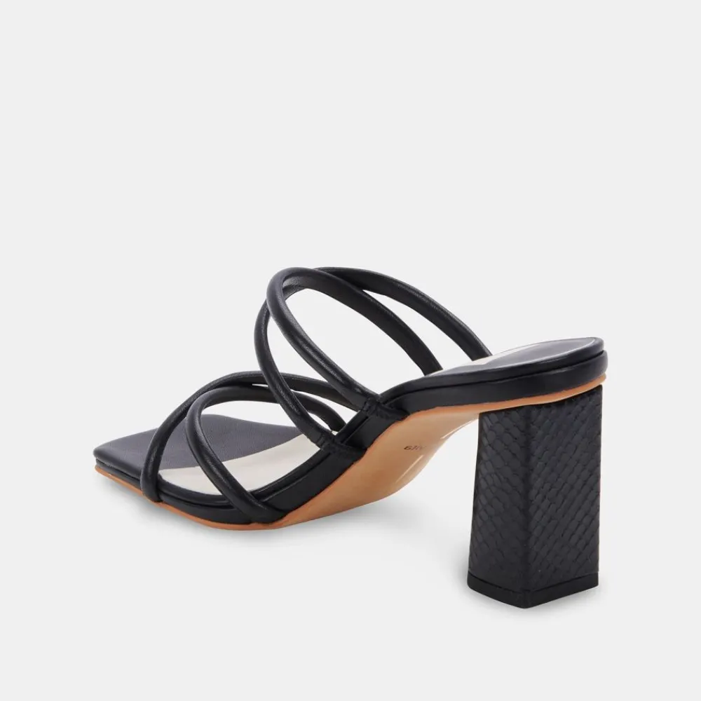 Dolce Vita Patsi Black Heel Sandal