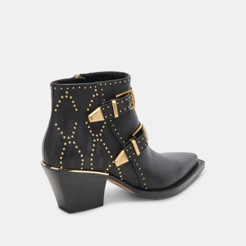 Dolce Vita Ronnie Studded Black Booties