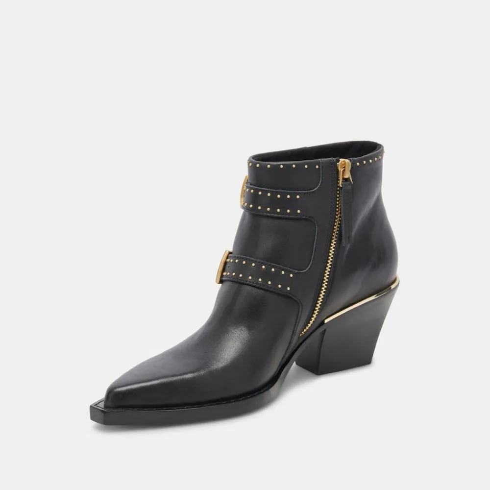 Dolce Vita Ronnie Studded Black Booties