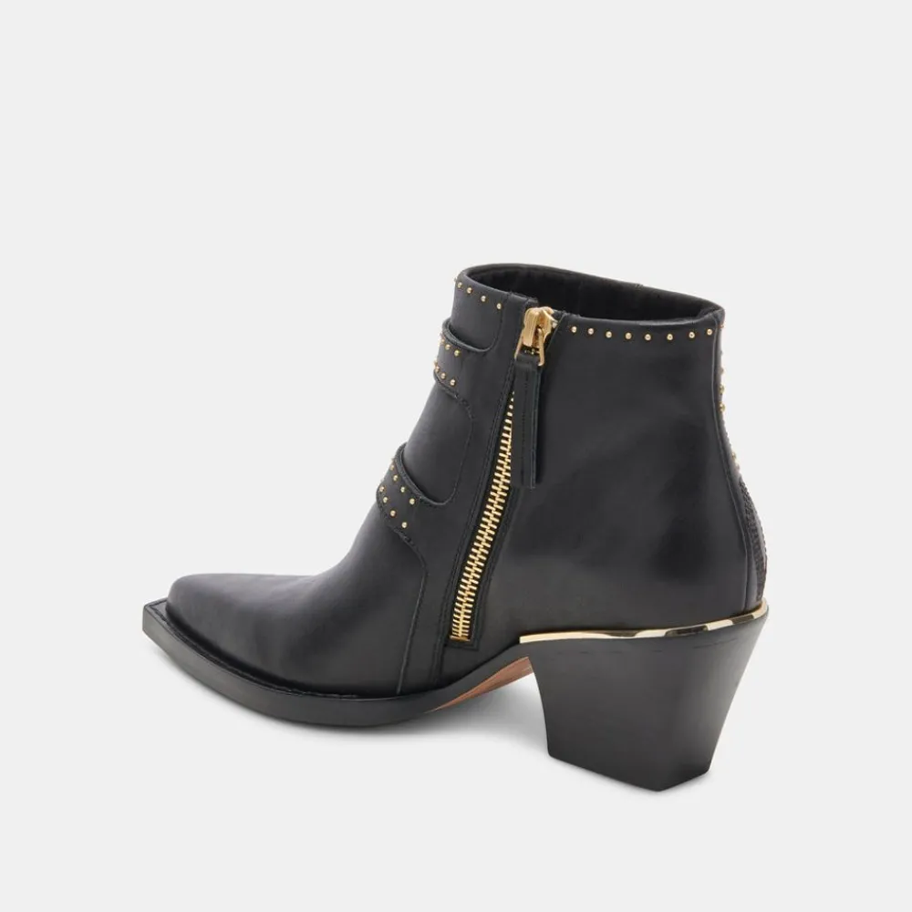 Dolce Vita Ronnie Studded Black Booties