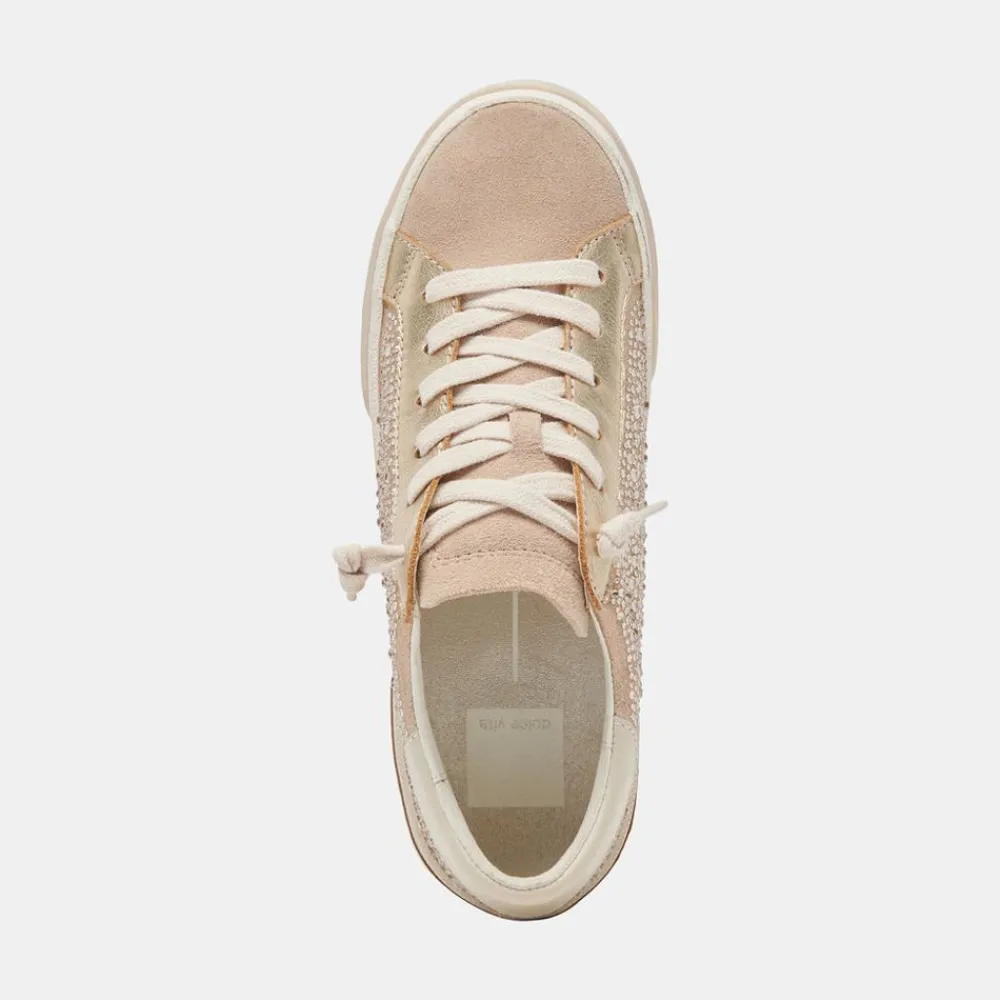Dolce Vita Zina Crystal Gold Suede
