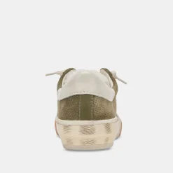 Dolce Vita Zina Plush Moss Perforated Suede