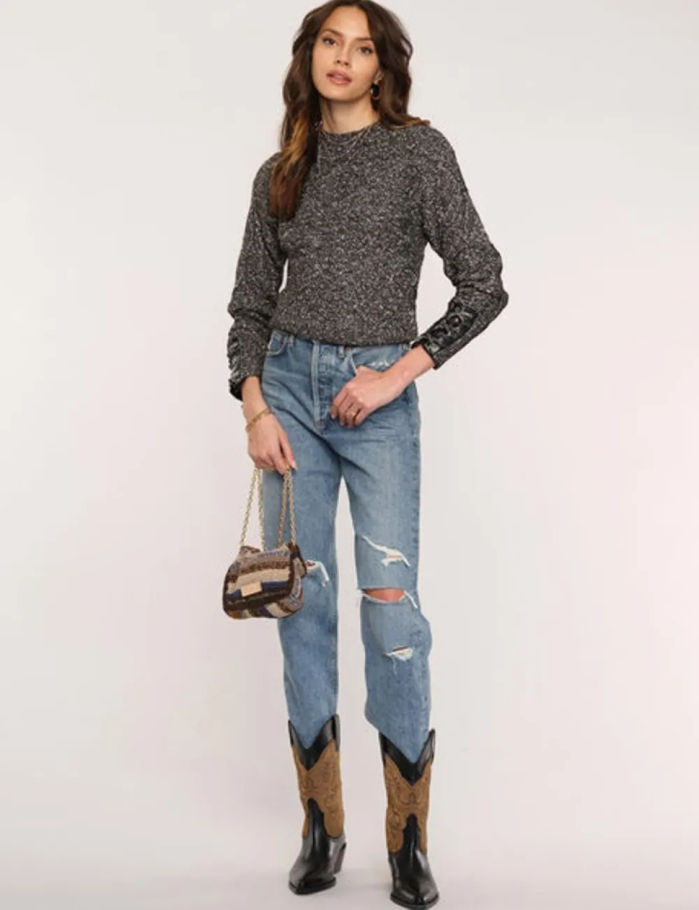 Heartloom Ethan Sweater In Black
