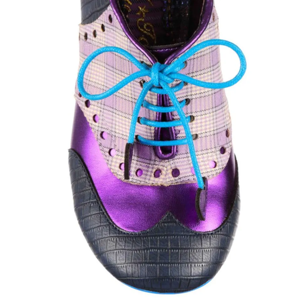 Irregular Choice Clara Bow Navy Purple