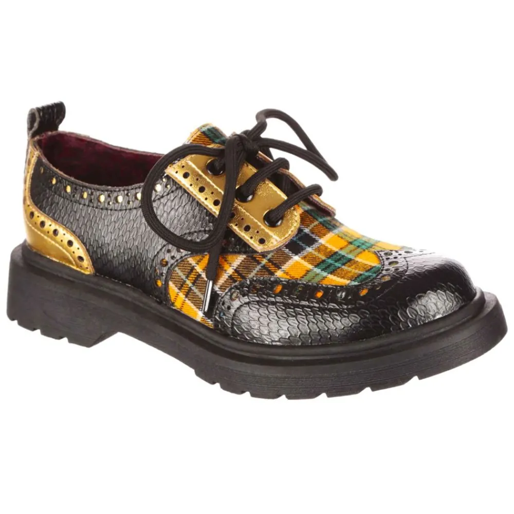Irregular Choice Smart N Spiffy Gold