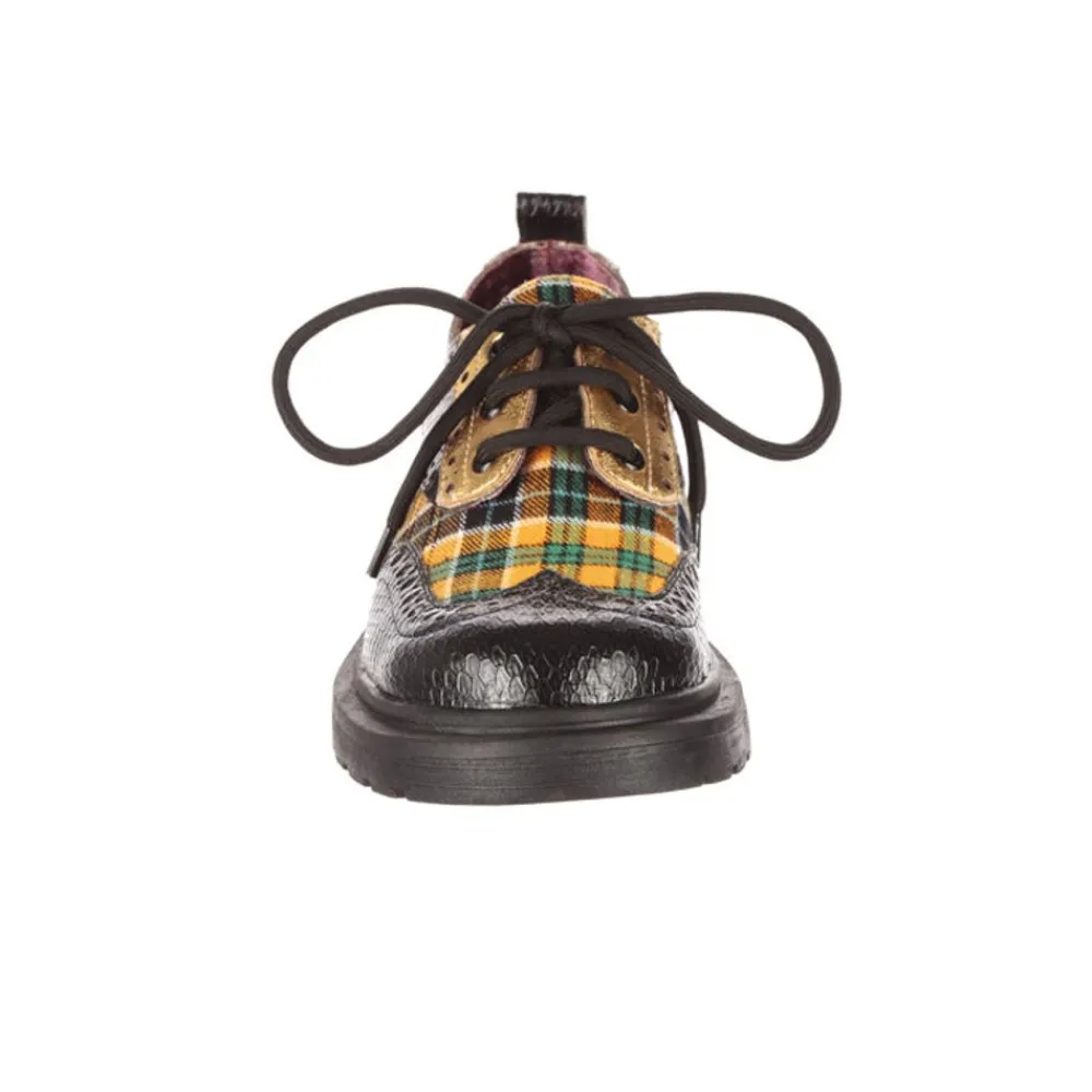 Irregular Choice Smart N Spiffy Gold