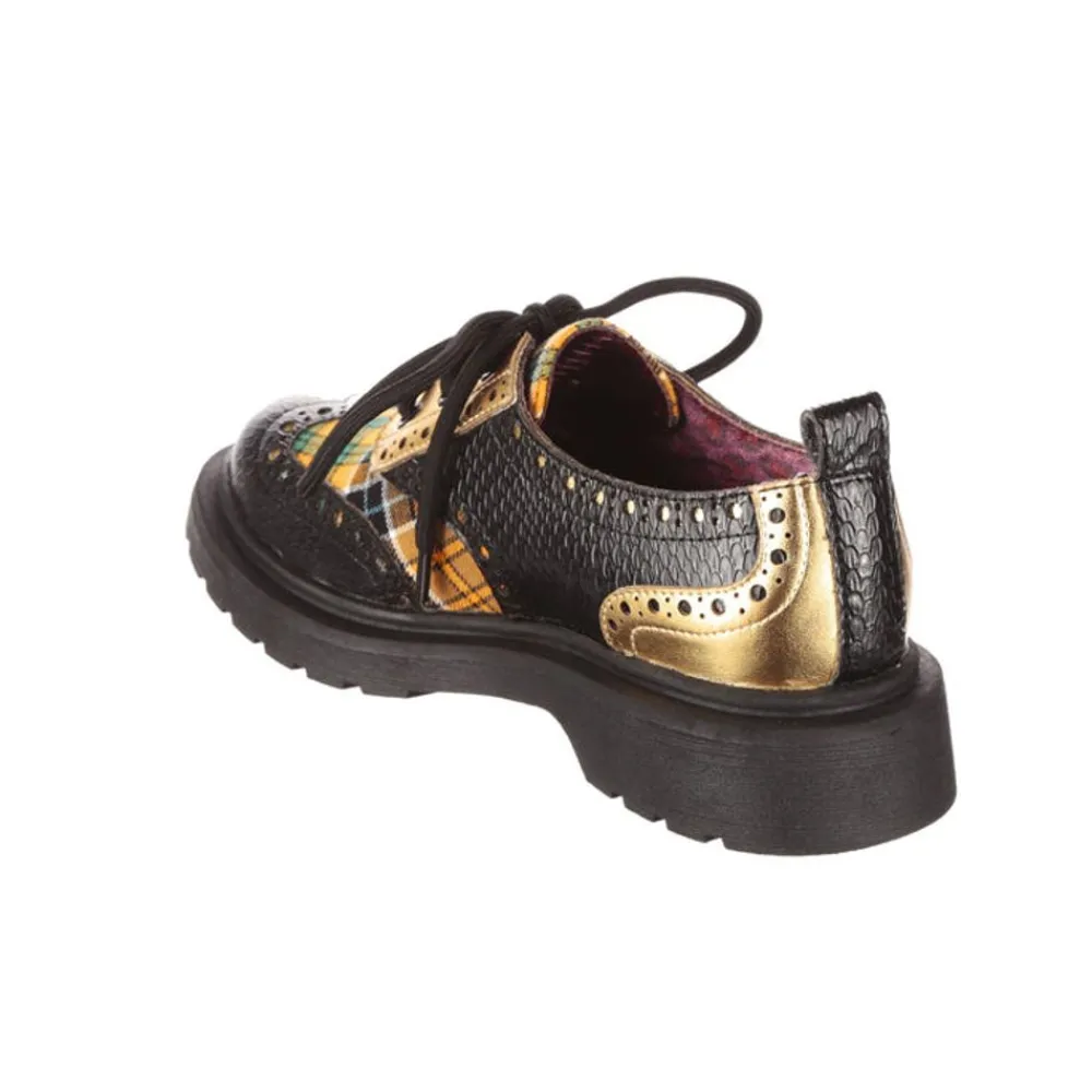 Irregular Choice Smart N Spiffy Gold