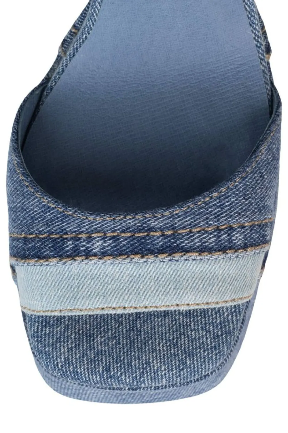 Jeffrey Campbell Girlfriend Blue Denim Platform