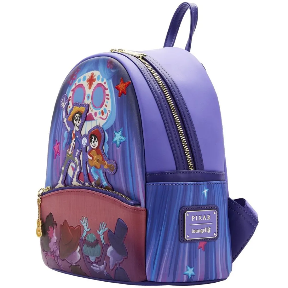 Loungefly Coco Miguel & Hector Performance Scene Mini Backpack