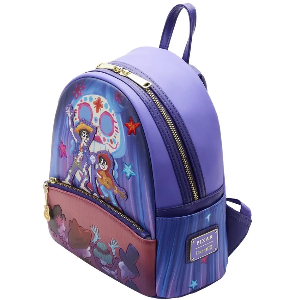 Loungefly Coco Miguel & Hector Performance Scene Mini Backpack