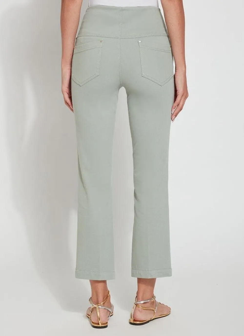 Lysse Ankle Denim Baby Bootcut Sage
