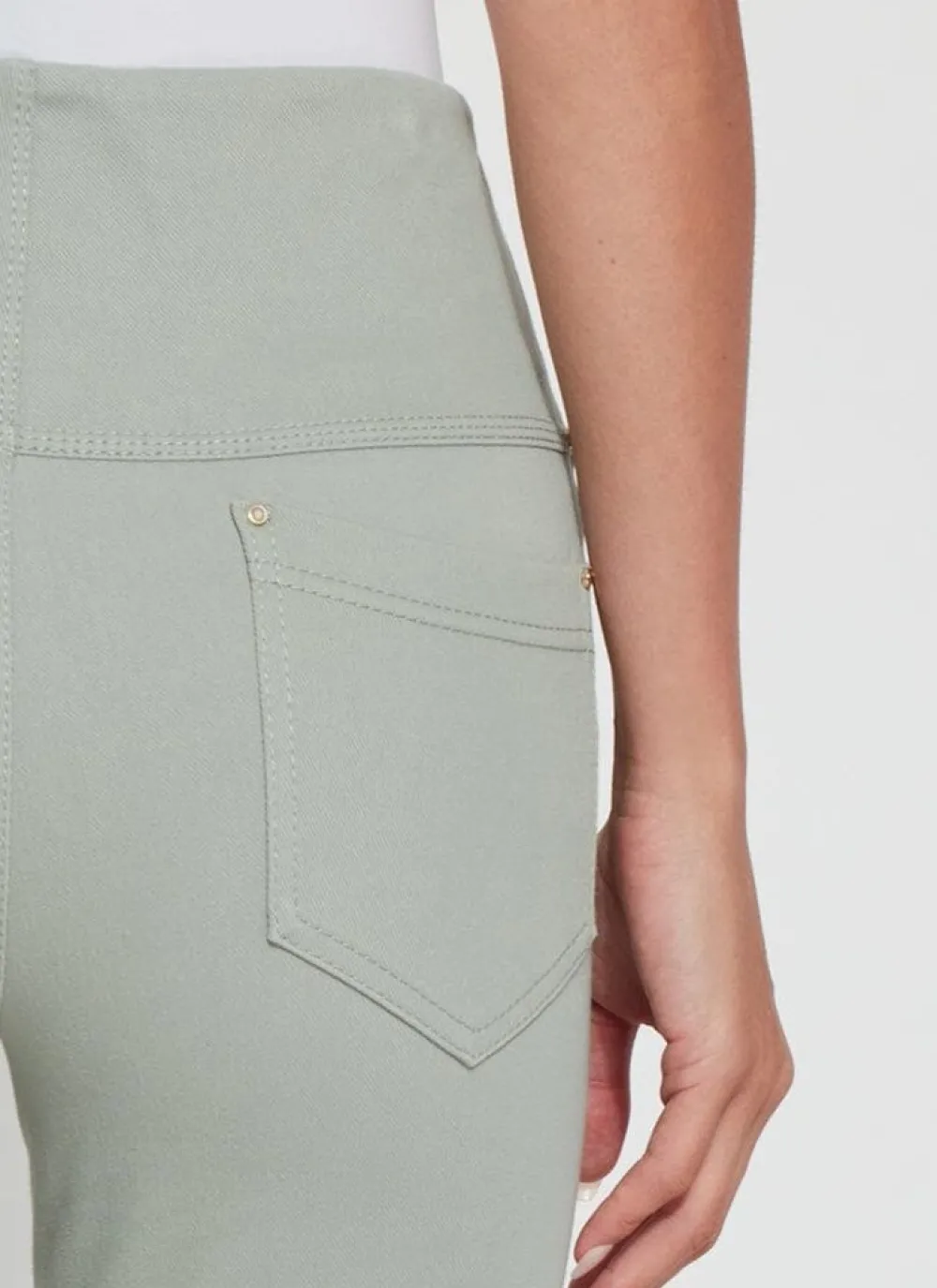 Lysse Ankle Denim Baby Bootcut Sage