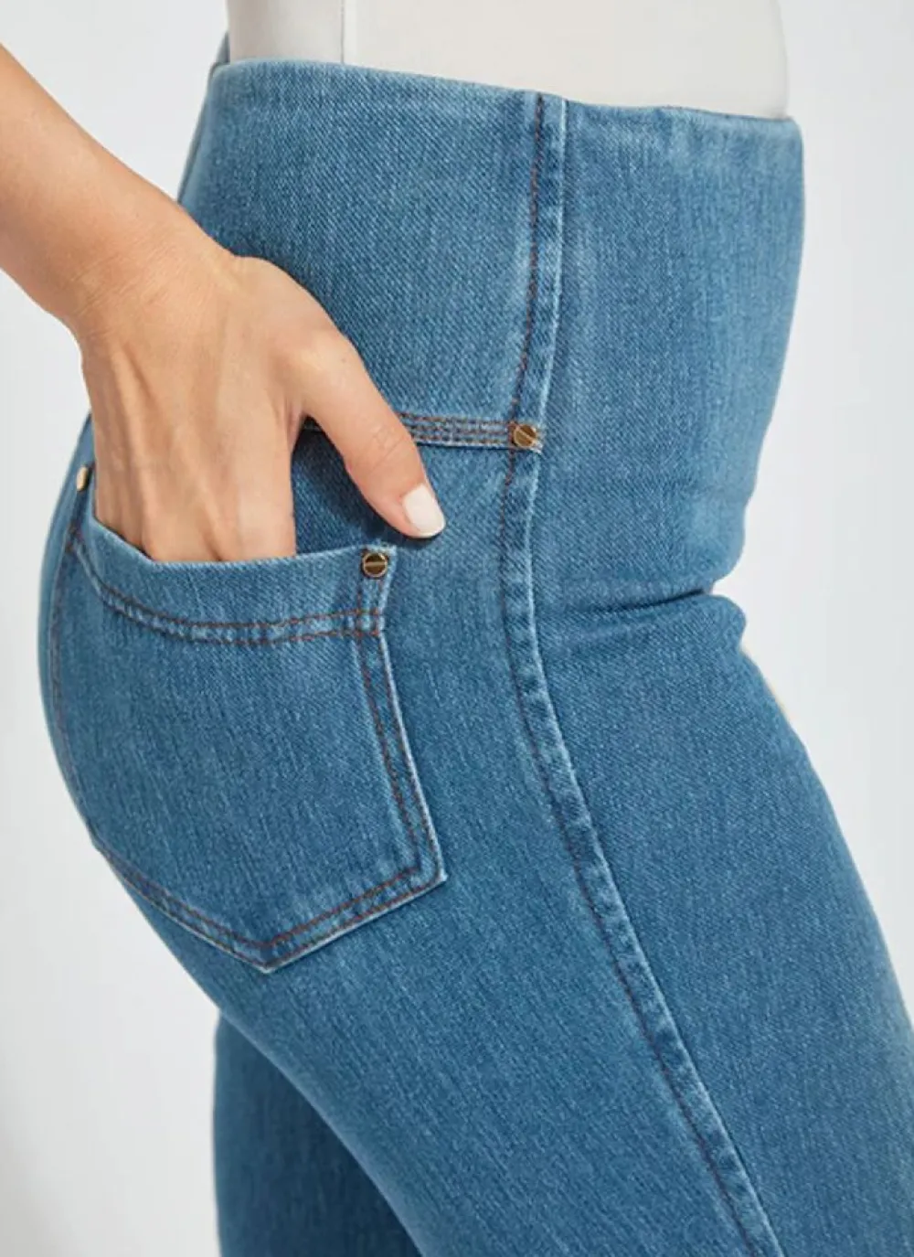 Lysse Baby Bootcut Denim Mid Wash