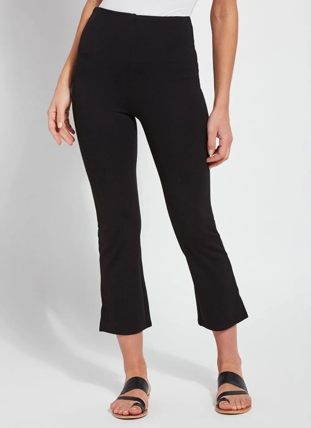 Lysse Cropped Kick Flare Black