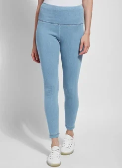 Lysse Denim Legging Bleached Blue