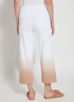 Lysse Dip Dye Ombre Wide Leg Crop