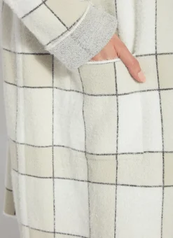 Lysse Mystic Fringe Sweater Coat Winterland Plaid
