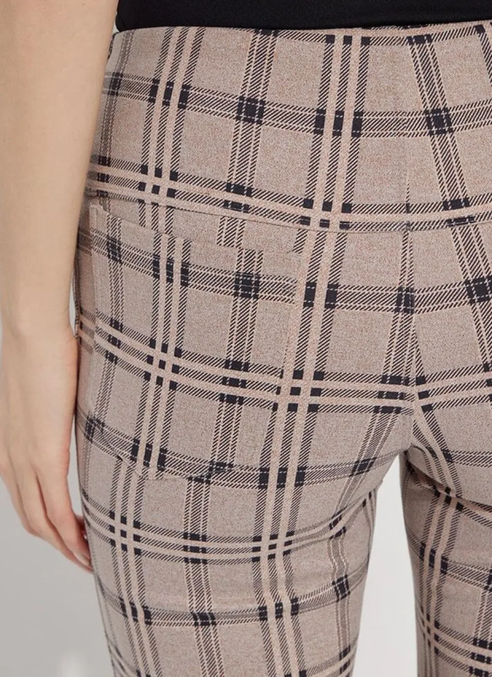 Lysse Plaid Baby Bootcut