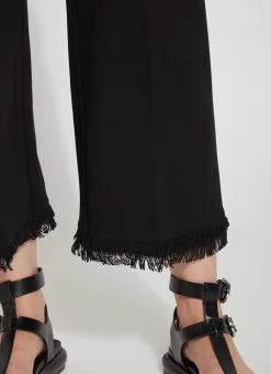 Lysse Sedona Fringe Crop Black