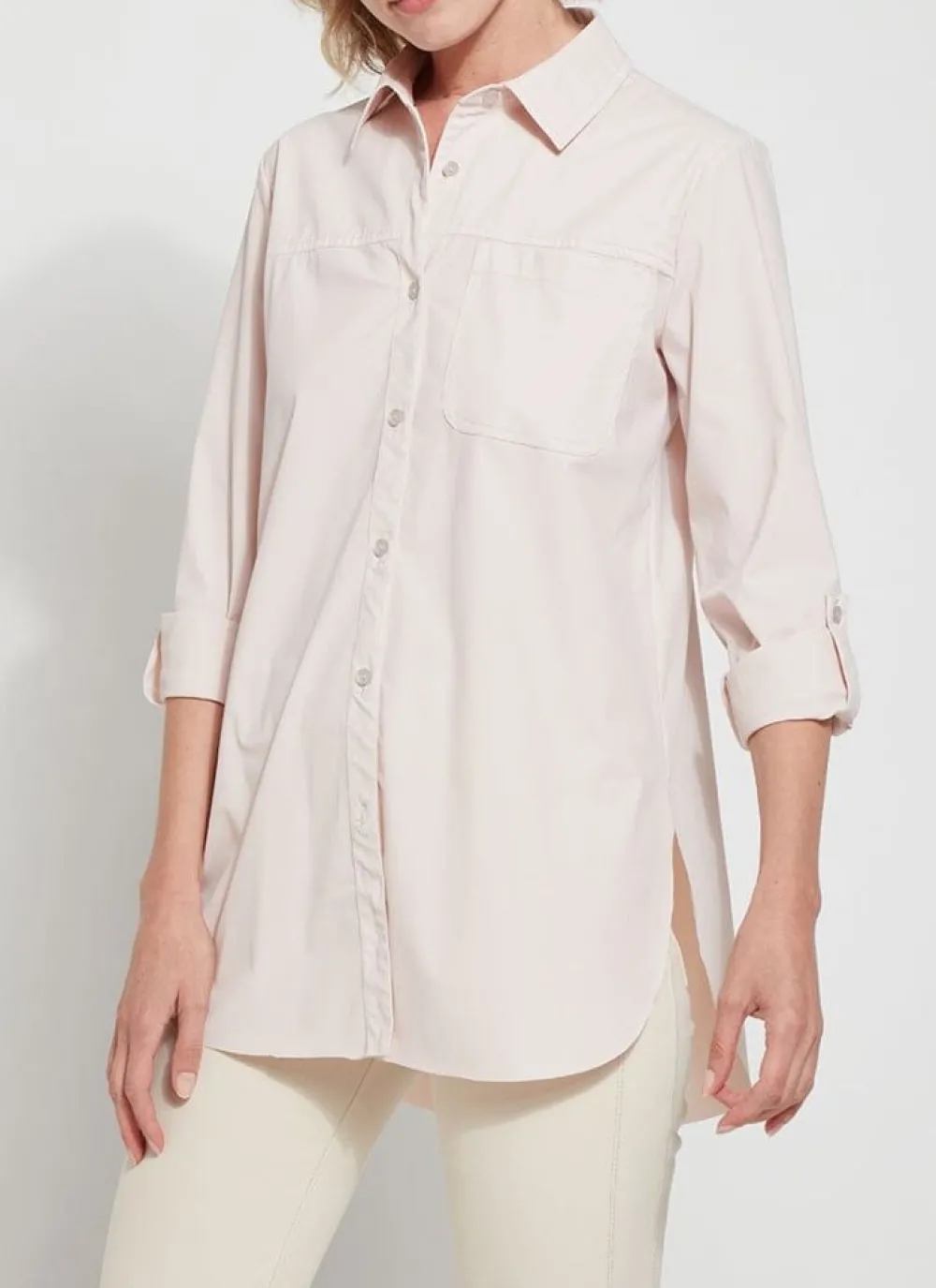 Lysse Sporty Roll Up Sleeve Schiffer Mineral