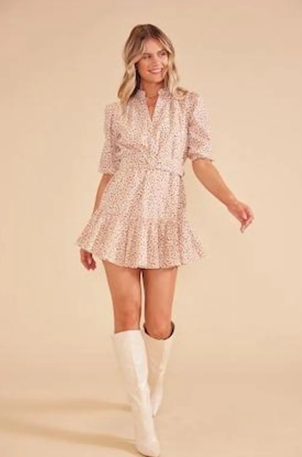 MINKPINK Freya Belted Mini Dress