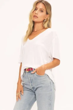 Project Social T Ozzie Vintage Wash V Neck Tee