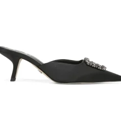 Sam Edelman Brit Jewel Black Satin