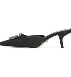 Sam Edelman Brit Jewel Black Satin
