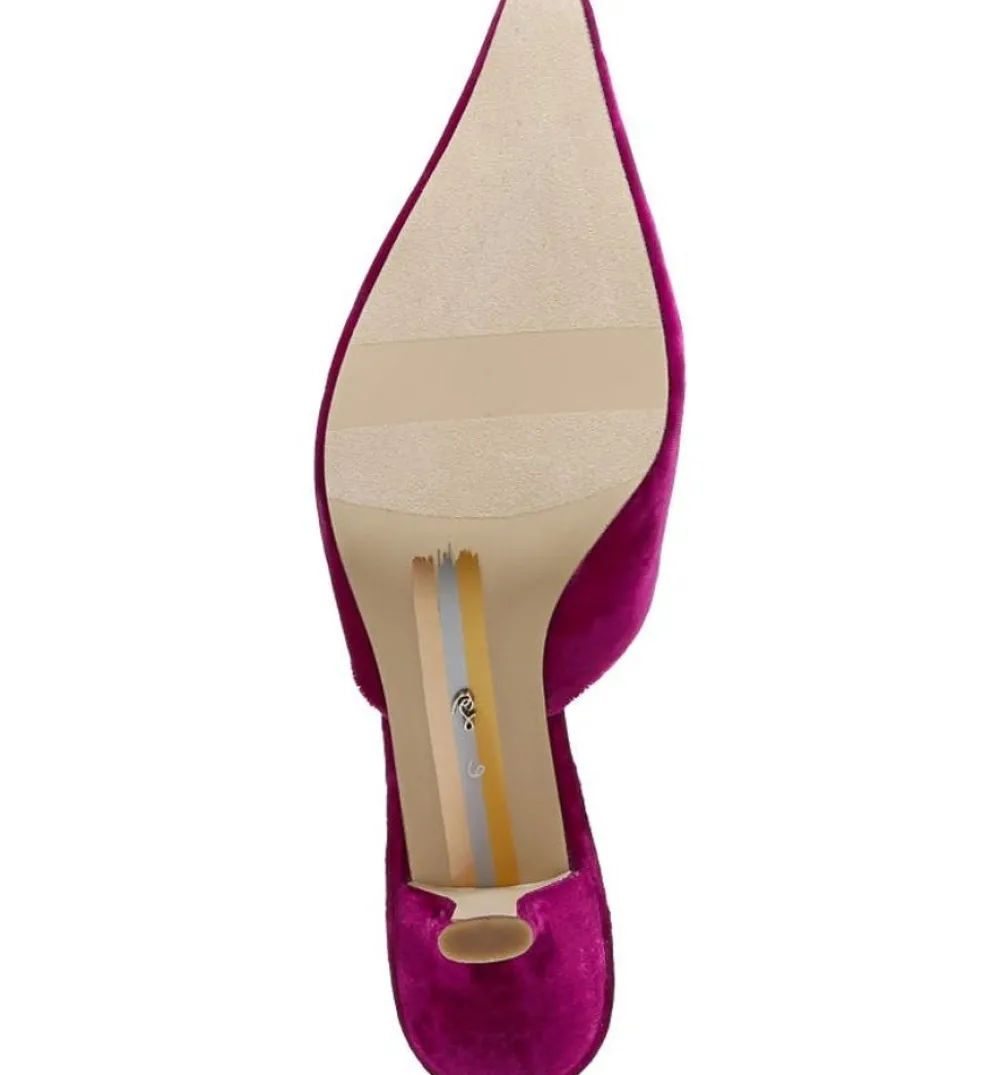 Sam Edelman Brit Jewel Raspberry Velvet