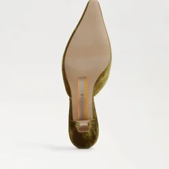 Sam Edelman Brit Kitten Heel Mule Chartreuse