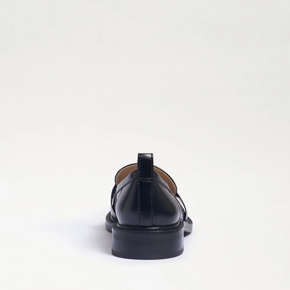Sam Edelman Christy Black Shiny Loafer