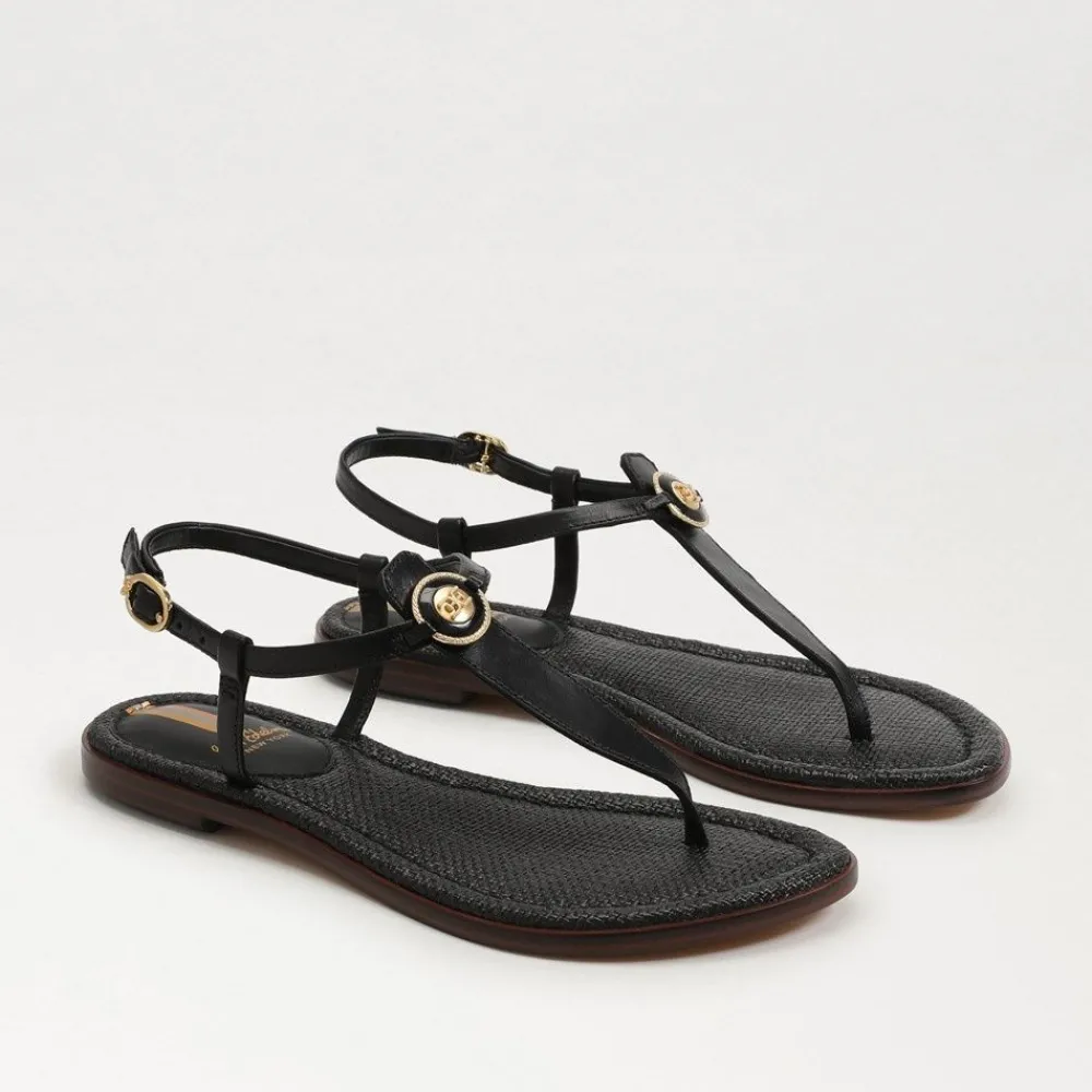 Sam Edelman Gigi Black Signet Sandal