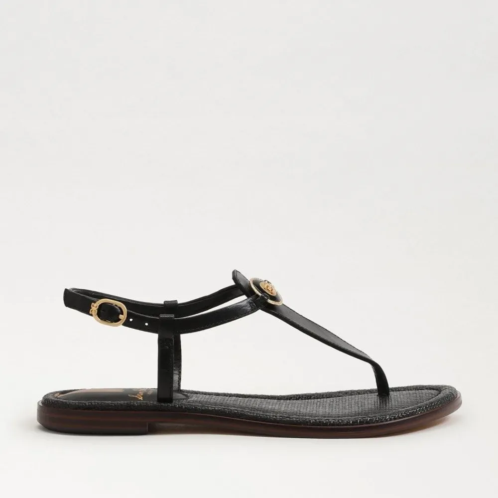 Sam Edelman Gigi Black Signet Sandal