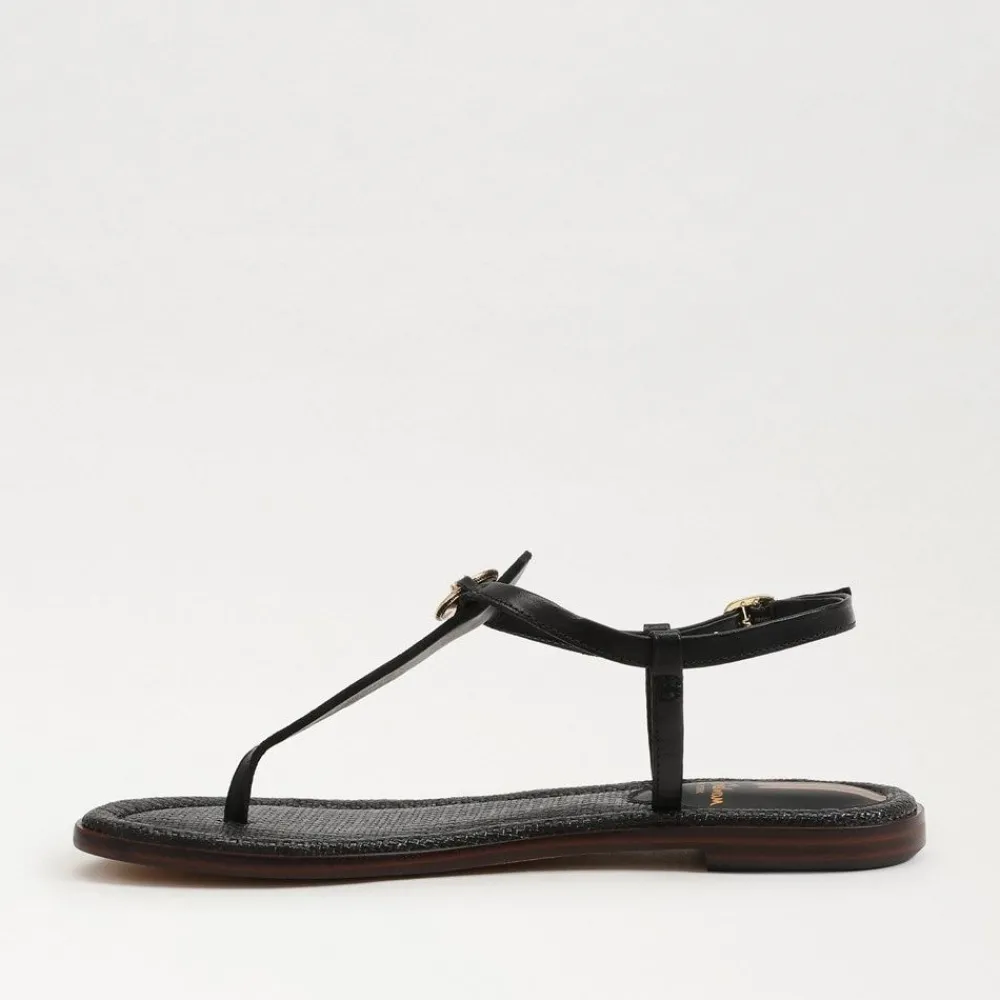 Sam Edelman Gigi Black Signet Sandal