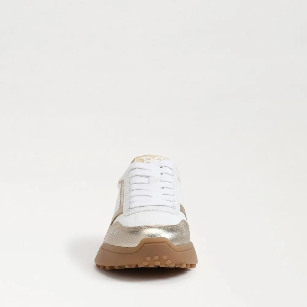 Sam Edelman Layla Sneaker White/Gold