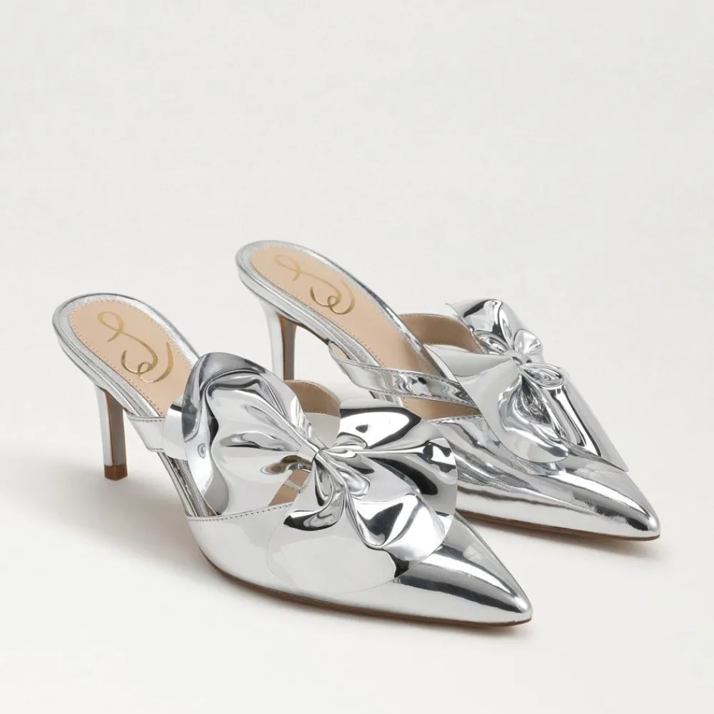 Sam Edelman Veranda Mule Pump Soft Silver