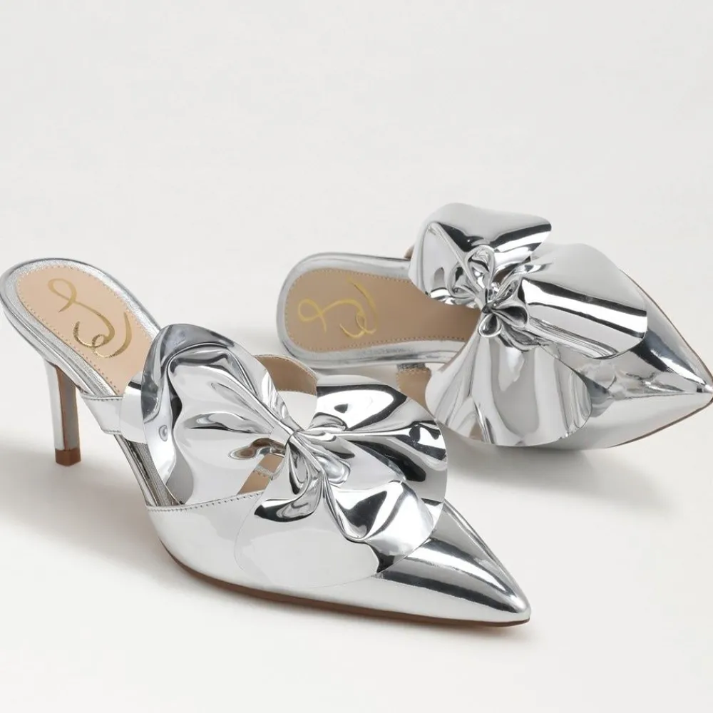 Sam Edelman Veranda Mule Pump Soft Silver