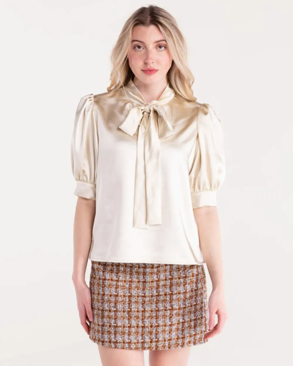 S'edge Apparel S'Edge Apparel Celeste Top In Parchment