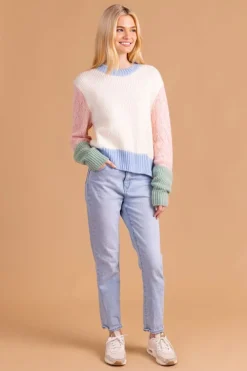 S'edge Apparel S'Edge Apparel Piper Sweater Colorblock