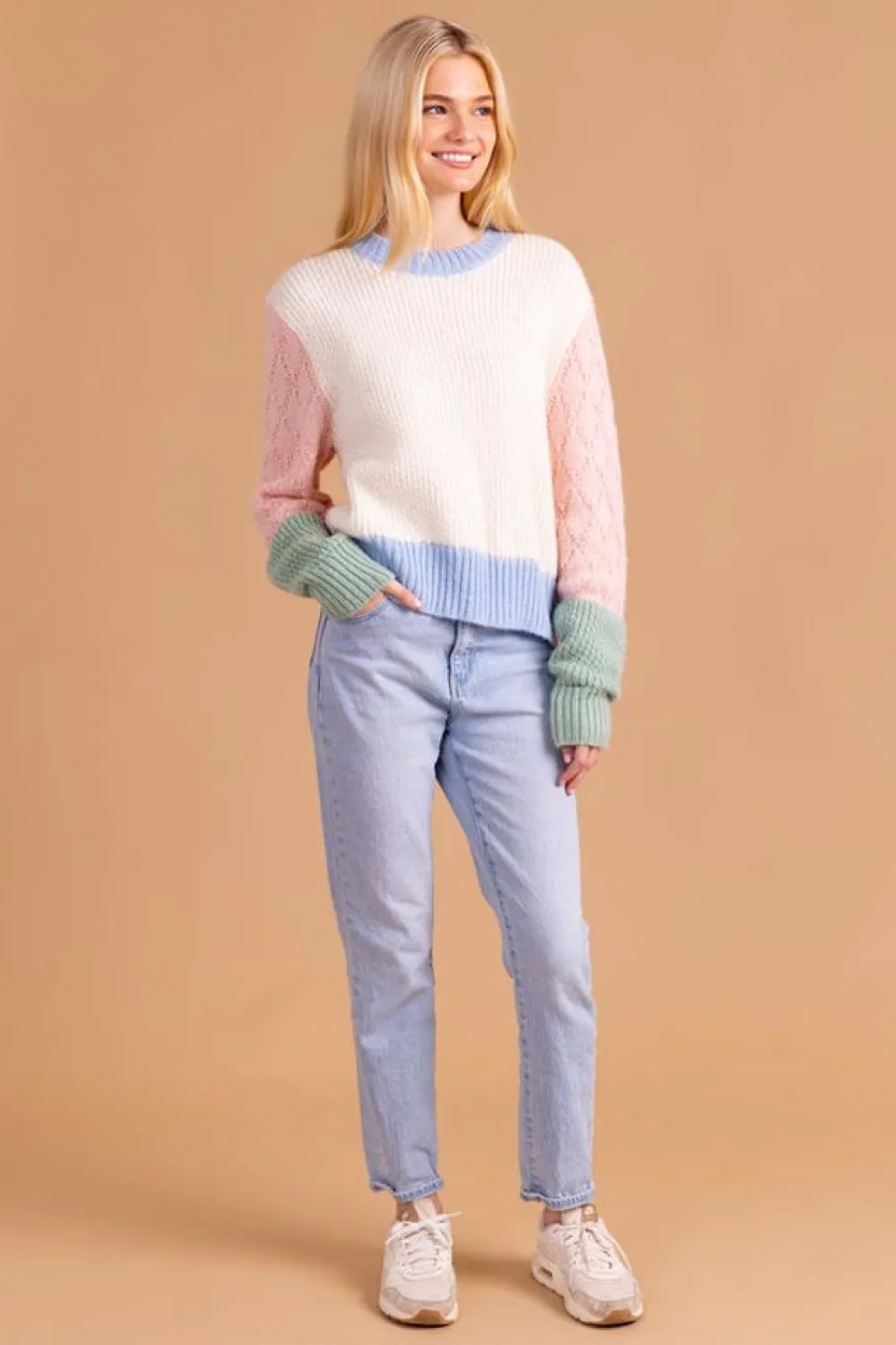 S'edge Apparel S'Edge Apparel Piper Sweater Colorblock