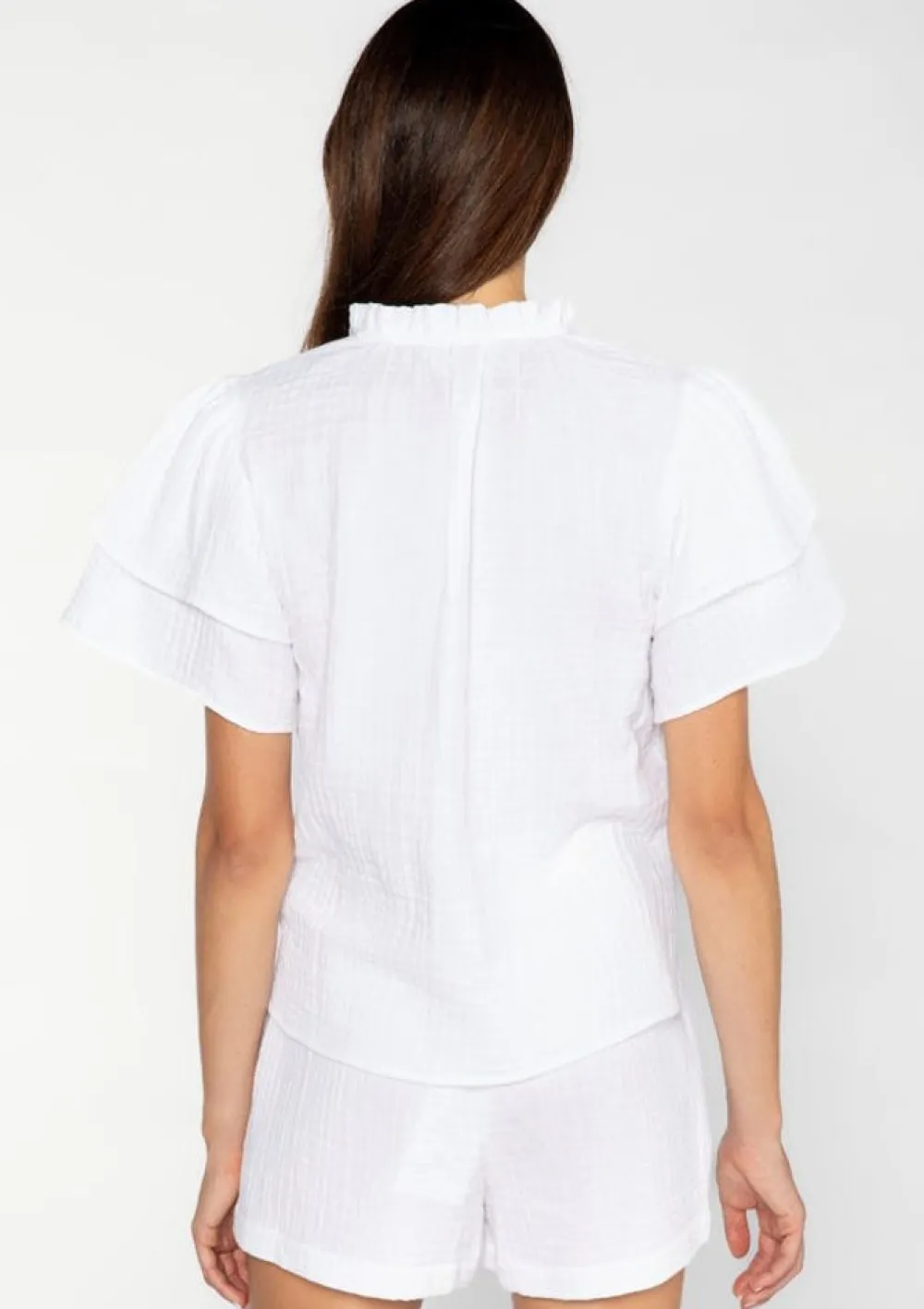 S'edge Apparel S'Edge Apparel Sally Top White